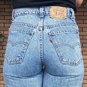 Levi’s Vintage 80’s Orange Tab 550 Student jeans